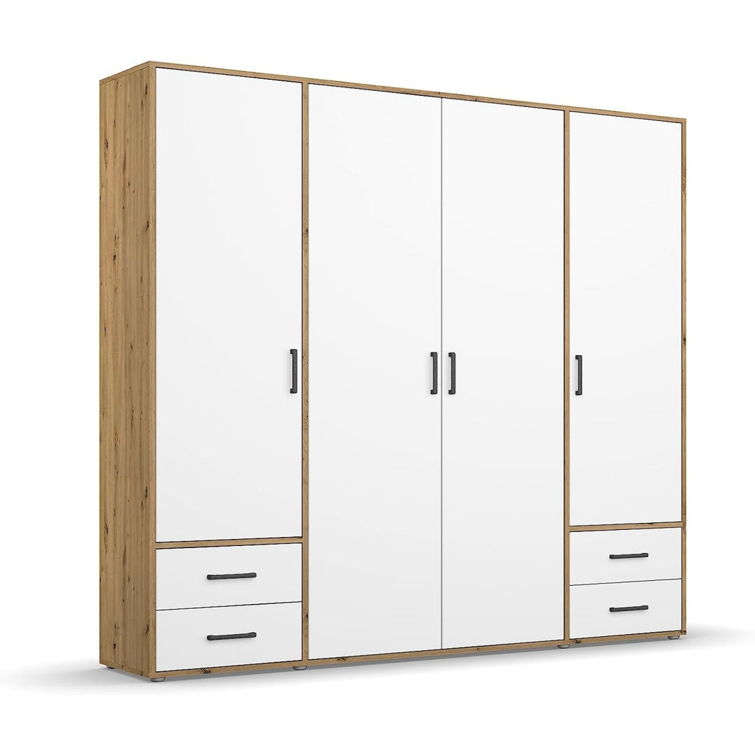 Kleiderschrank aus Holzwerkstoff mit geschlossenem Stauraum