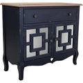 Schubladen praegen das Sideboard in Schwarz