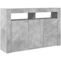 Sideboard mit einer klappbaren Konstruktion und geschlossenem Stauraum