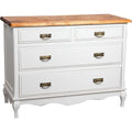 Das Sideboard nimmt mit 107 x 47 x 80 cm Gestalt an