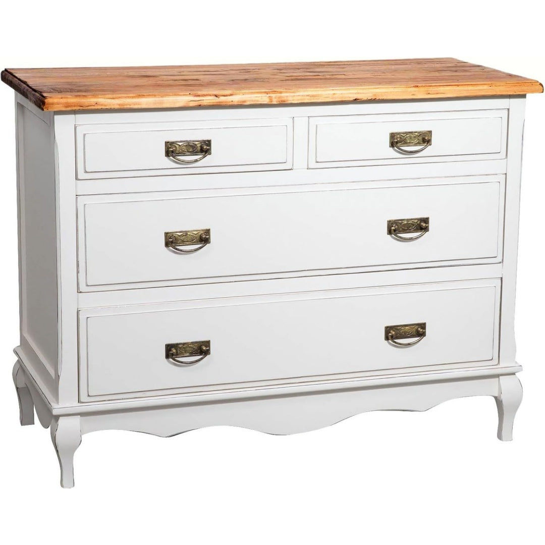 Das Sideboard nimmt mit 107 x 47 x 80 cm Gestalt an
