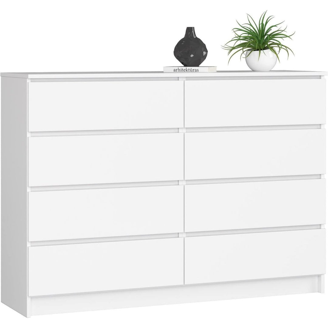 Das Sideboard nimmt mit 140 cm Gestalt an