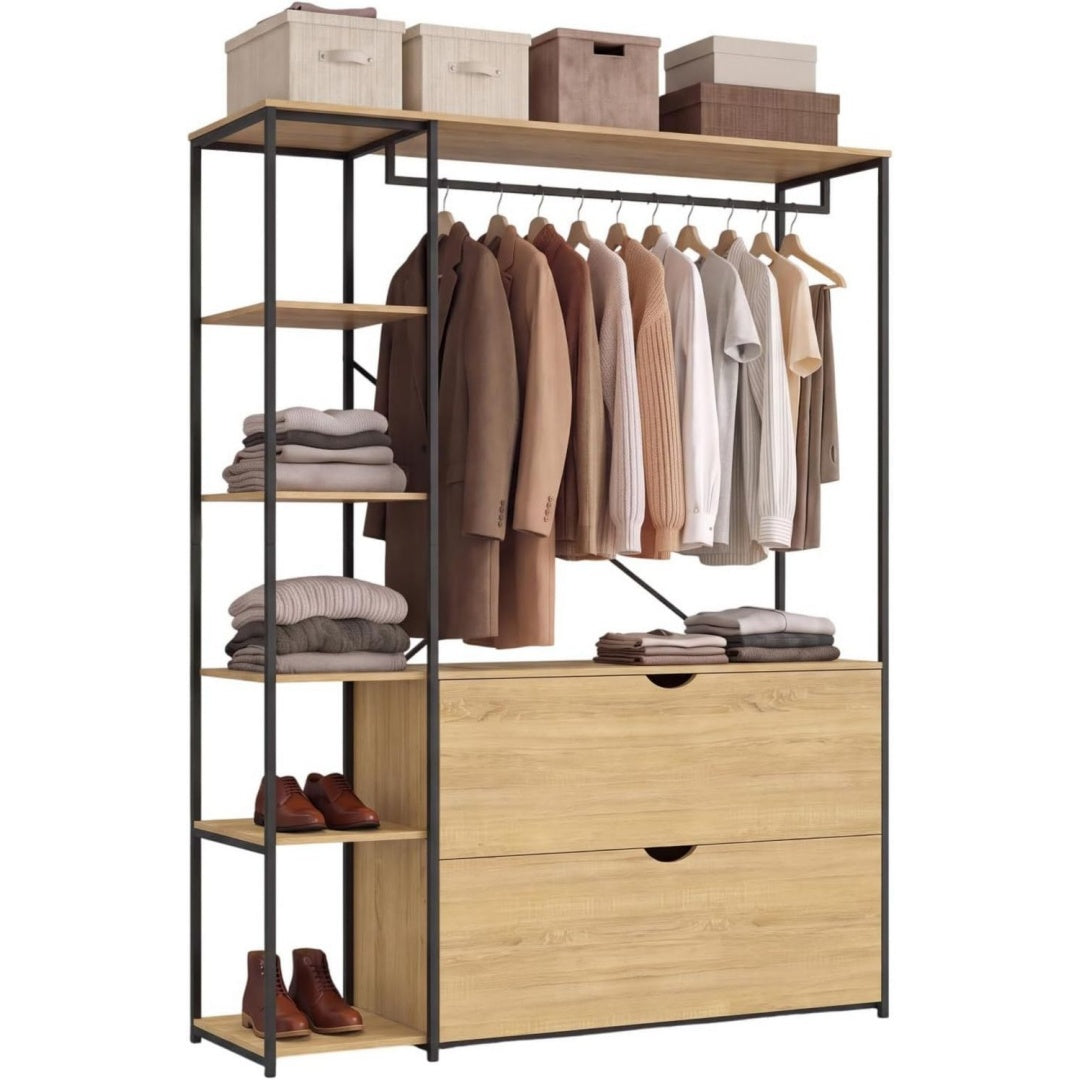 Kleiderschrank mit den Massen 113 cm