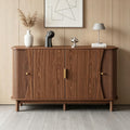 Sideboard mit gerundeten Konturen und Schiebetueren