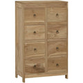 Sideboard verbindet 8 Schubladen und eine Wandmontage