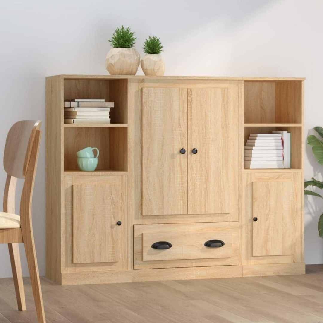 Das Sideboard misst 132 x 35.5 x 103.5 cm
