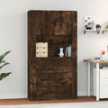 Sideboard aus Holzwerkstoff zeigt offene Ablagen