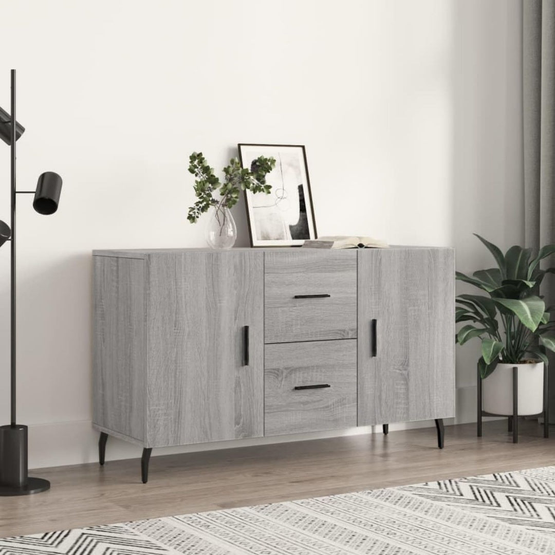 Sideboard aus Samt zeigt 2 Schubladen